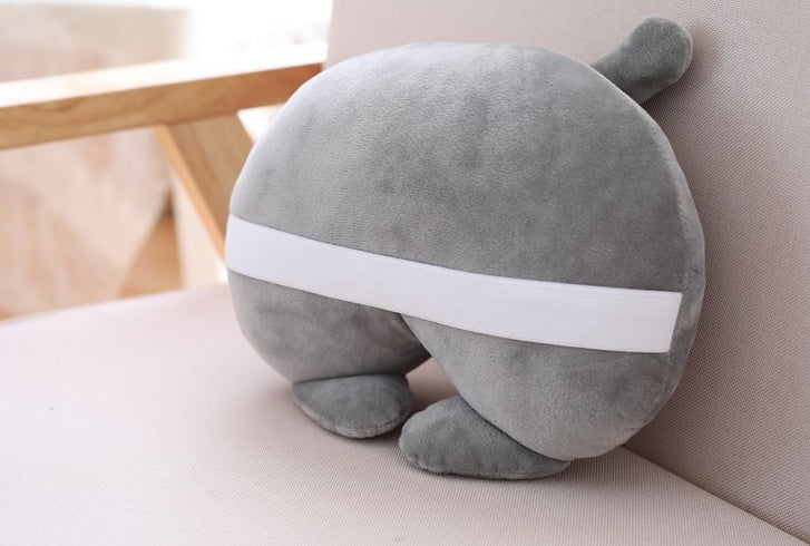 Cute Funny Cat Ass Pillow To Warm Hands