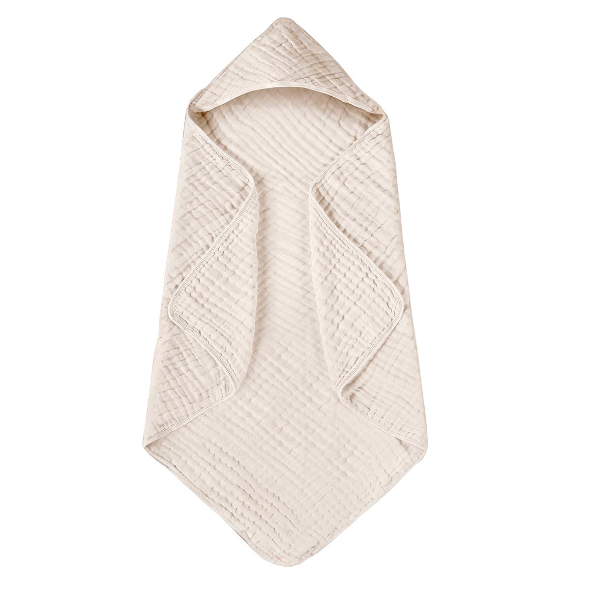6-layer Hooded Bath Towel Seersucker Gauze Bath Towel For Children