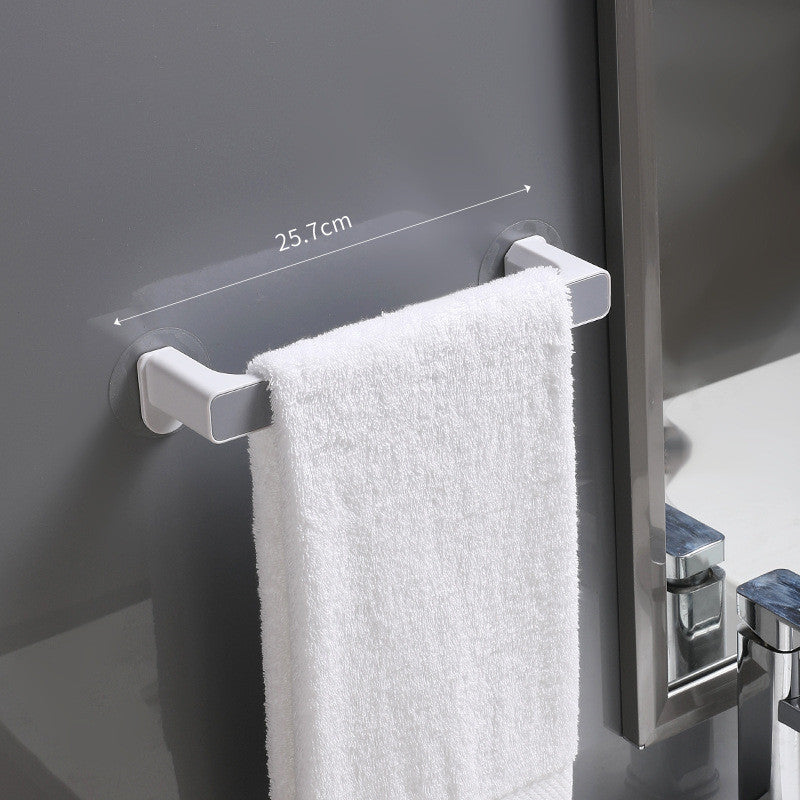 Bathroom Non-perforated Towel and Bath Towel Storage Rack