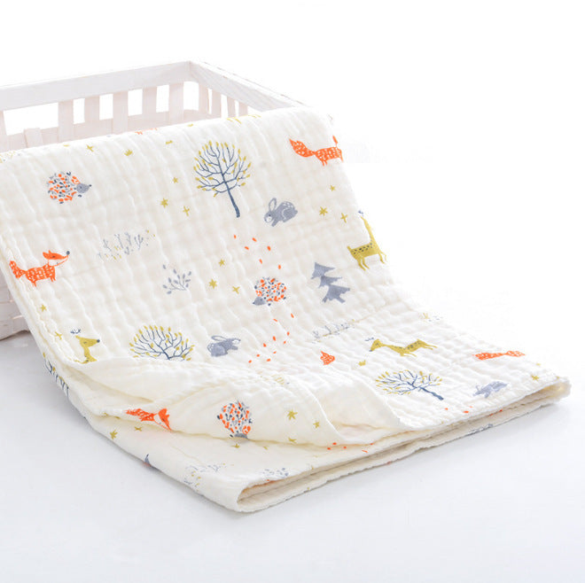Baby Towel Children's Pure Cotton Gauze Bath Towel Six Layer Pure Cotton Super Soft Bath Towel
