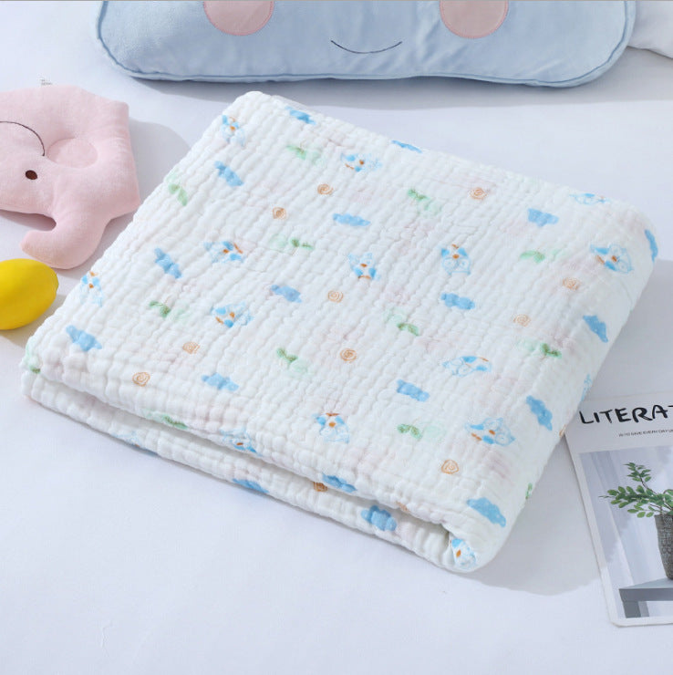 Baby Towel Children's Pure Cotton Gauze Bath Towel Six Layer Pure Cotton Super Soft Bath Towel