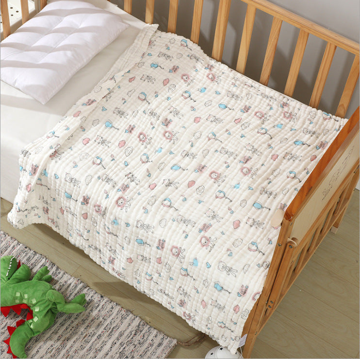 Baby Towel Children's Pure Cotton Gauze Bath Towel Six Layer Pure Cotton Super Soft Bath Towel