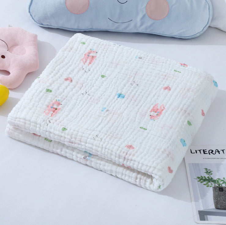 Baby Towel Children's Pure Cotton Gauze Bath Towel Six Layer Pure Cotton Super Soft Bath Towel