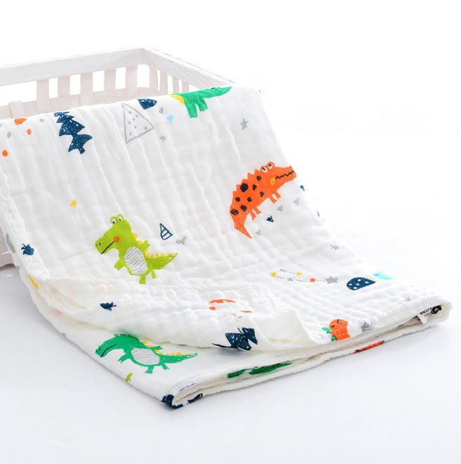 Baby Towel Children's Pure Cotton Gauze Bath Towel Six Layer Pure Cotton Super Soft Bath Towel