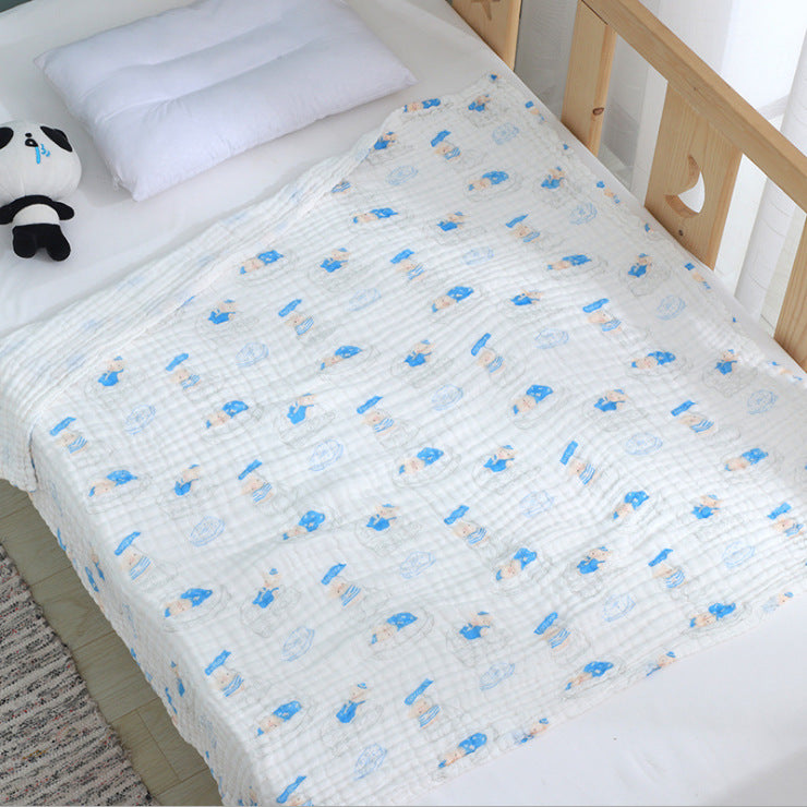 Baby Towel Children's Pure Cotton Gauze Bath Towel Six Layer Pure Cotton Super Soft Bath Towel