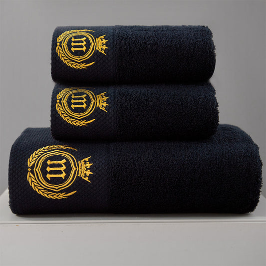 Three Piece Bibulous Bath Towel Set